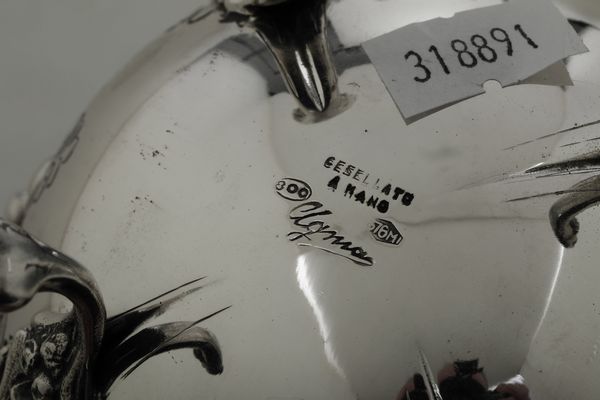 Servizio da t� e caff�. Argenteria milanese del XX secolo, argentiere Agostino Mazzuccato  - Asta Argenti da Collezione | XX secolo - Associazione Nazionale - Case d'Asta italiane