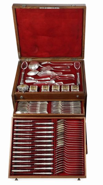 Servizio di posate. Argenteria italiana della prima met� el XX secolo  - Asta Argenti da Collezione | XX secolo - Associazione Nazionale - Case d'Asta italiane