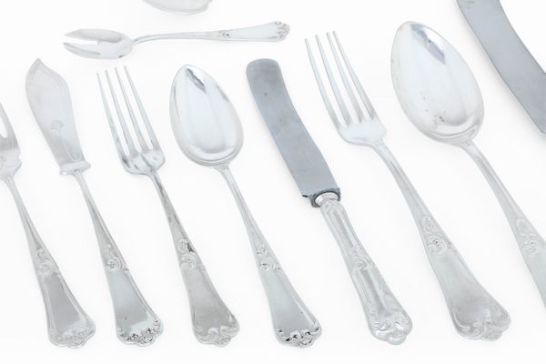 Servizio di posate. Argenteria italiana della prima met� el XX secolo  - Asta Argenti da Collezione | XX secolo - Associazione Nazionale - Case d'Asta italiane