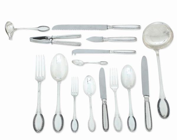 Servizio di posate. Argenteria italiana del XX secolo, argentiere Rino Greggio, Padova  - Asta Argenti da Collezione | XX secolo - Associazione Nazionale - Case d'Asta italiane