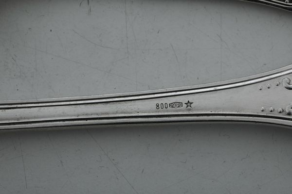 Servizio di posate. Argenteria italiana del XX secolo, argentiere Rino Greggio, Padova  - Asta Argenti da Collezione | XX secolo - Associazione Nazionale - Case d'Asta italiane