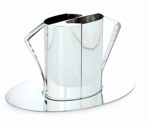 Acquaevino. Argenteria artistica italiana del XXI secolo, argentieri Rossi & Arcandi, Vicenza, designer Silvano Faresin  - Asta Argenti da Collezione | XX secolo - Associazione Nazionale - Case d'Asta italiane