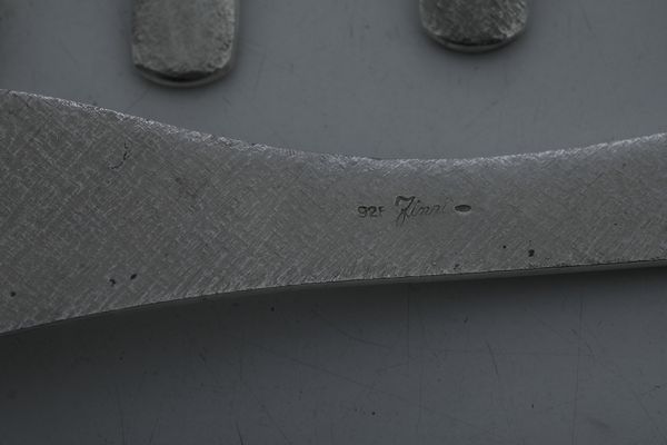 Importante servizio di posate per 12 coperti composto da 243 pezzi, Milano 1963, Finzi Arte di Arrigo & Olga Finzi  - Asta Argenti da Collezione | XX secolo - Associazione Nazionale - Case d'Asta italiane