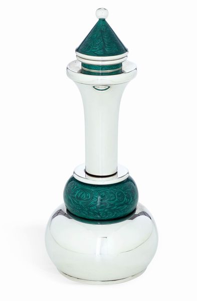 Bottiglia. Argenteria artistica fiorentina del XXI secolo per Cassetti  - Asta Argenti da Collezione | XX secolo - Associazione Nazionale - Case d'Asta italiane