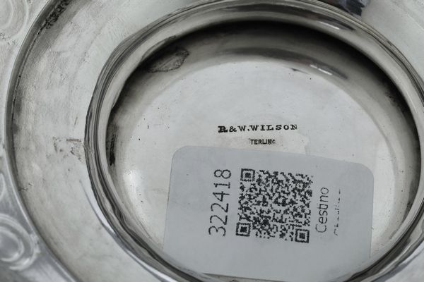 Cestino. Philadelphia, USA XX secolo, argentiere R. & W. Wilson  - Asta Argenti da Collezione | XX secolo - Associazione Nazionale - Case d'Asta italiane