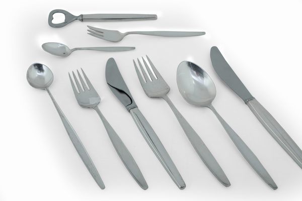 Servizio di posate. Danimarca XX secolo, argentiere Jensen  - Asta Argenti da Collezione | XX secolo - Associazione Nazionale - Case d'Asta italiane