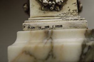 Quattro gruppi raffiguranti allegorie con putti danzanti. Argenteria artistica italiana, prima met del XX secolo. Argentiere Eugenio Avolio Napoli per Chiappe Genova  - Asta Argenti da Collezione | XX secolo - Associazione Nazionale - Case d'Asta italiane