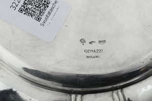 Svuotatasche Art Deco. Argenteria milanese del XX secolo, bollo con fascio littorio in uso dal 1935 al 1945. Argentiere Genazzi  - Asta Argenti da Collezione | XX secolo - Associazione Nazionale - Case d'Asta italiane