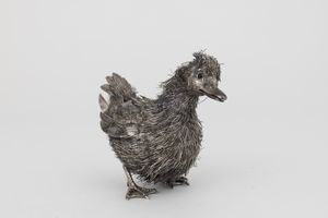 Papera in fili d'argento. Maison Mario Buccellati, Italia XX-XXI secolo  - Asta Argenti da Collezione | XX secolo - Associazione Nazionale - Case d'Asta italiane