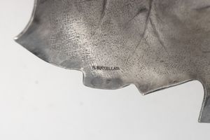 Centrotavola a forma di foglia. Maison Gianmaria Buccellati, Italia XX-XXI secolo  - Asta Argenti da Collezione | XX secolo - Associazione Nazionale - Case d'Asta italiane