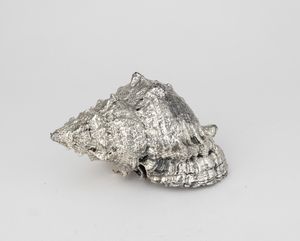 Conchiglia rivestita in argento, etichetta a scudo Mario Buccellati, Italia XX-XXI secolo  - Asta Argenti da Collezione | XX secolo - Associazione Nazionale - Case d'Asta italiane