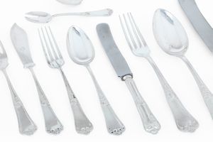 Servizio di posate. Argenteria italiana della prima met� el XX secolo  - Asta Argenti da Collezione | XX secolo - Associazione Nazionale - Case d'Asta italiane