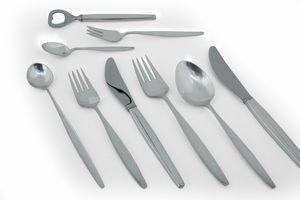 Servizio di posate. Danimarca XX secolo, argentiere Jensen  - Asta Argenti da Collezione | XX secolo - Associazione Nazionale - Case d'Asta italiane