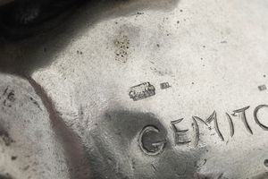 A firma Gemito. Napoli XIX-XX secolo Ragazzo con delfino  - Asta Argenti da Collezione | XX secolo - Associazione Nazionale - Case d'Asta italiane