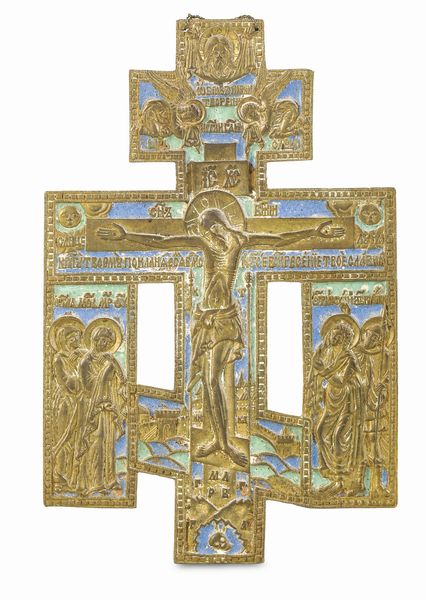 Crocifissione. XIX secolo  - Asta Argenti da Collezione | Antichi - Associazione Nazionale - Case d'Asta italiane