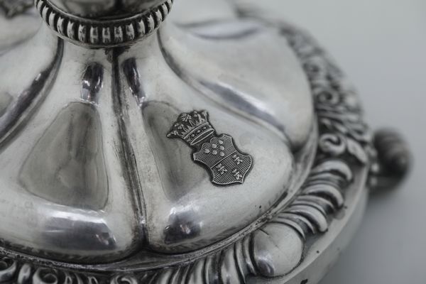 Coppia di alzate. Torino, XIX secolo, argentiere Carlo Balbino (1795-1824)  - Asta Argenti da Collezione | Antichi - Associazione Nazionale - Case d'Asta italiane