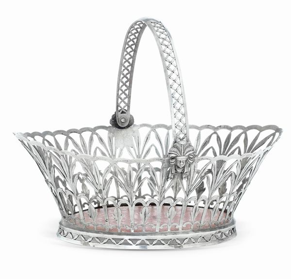 Cestino neoclassico. Probabilmente Bologna prima met� XIX secolo  - Asta Argenti da Collezione | Antichi - Associazione Nazionale - Case d'Asta italiane