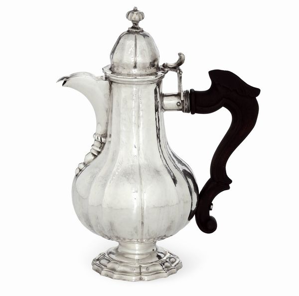 Caffettiera. Veneto 1770, argentiere FA entro rettangolo (non identificato)  - Asta Argenti da Collezione | Antichi - Associazione Nazionale - Case d'Asta italiane