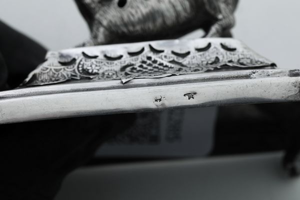 Coppia di porta stuzzicadenti. Milano, Lombardo-Veneto met del XIX secolo  - Asta Argenti da Collezione | Antichi - Associazione Nazionale - Case d'Asta italiane