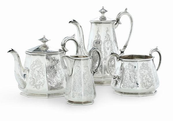 Servizio da t e caff. Londra 1845. Argentiere B.Smith  - Asta Argenti da Collezione | Antichi - Associazione Nazionale - Case d'Asta italiane
