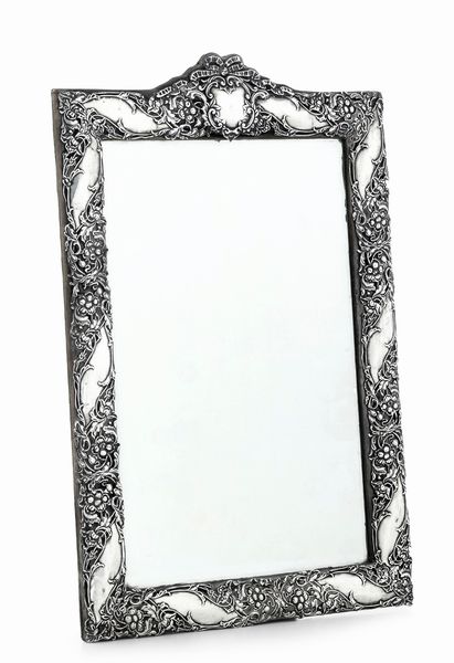 Specchio da tavolo. Birmingham 1904, argentiere Henry Matthews  - Asta Argenti da Collezione | Antichi - Associazione Nazionale - Case d'Asta italiane