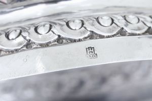 Coppia di candelieri. Genova, marchio della Torretta per l'anno (1)770  - Asta Argenti da Collezione | Antichi - Associazione Nazionale - Case d'Asta italiane