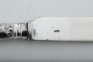 Servizio di posate. Londra 1844, Argentiere G.W. Adams e Londra 1874, argentiere I S H con corona (non identificato)  - Asta Argenti da Collezione | Antichi - Associazione Nazionale - Case d'Asta italiane