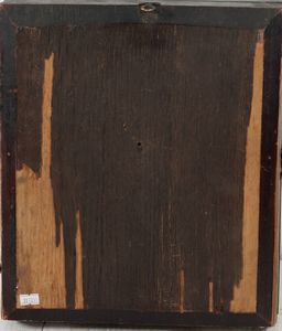 San Nicola il taumaturgo. Riza in argento sbalzato e cesellato. Aureola in smalti policromi cloisonn  - Asta Argenti da Collezione | Antichi - Associazione Nazionale - Case d'Asta italiane