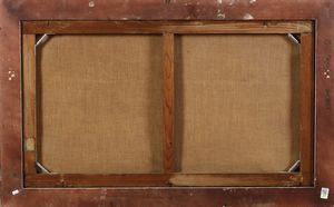 Scuola fiamminga del XVIII secolo Natura morta con ortaggi, cane e cacciagione  - Asta Dipinti Antichi - Associazione Nazionale - Case d'Asta italiane