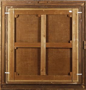 Scuola del XVIII secolo Paesaggio romano con figure  - Asta Dipinti Antichi - Associazione Nazionale - Case d'Asta italiane