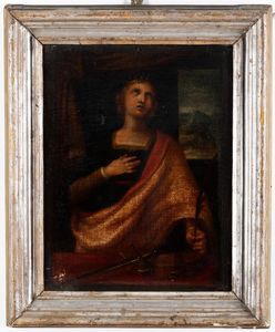 Scuola del XVII secolo Santa Caterina d'Alessandria  - Asta Orologi da Polso - Associazione Nazionale - Case d'Asta italiane