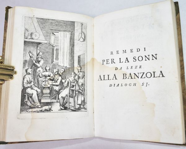 Lotti, Lotto LA LIBERAZIONE DI VIENNA ASSEDIATA DALLE ARMI OTTOMANE POEMETTO GIOCOSO E LA BANZUOLA DIALOGHI SEI DEL DOTTORE LOTTO LOTTI IN LINGUA POPOLARE BOLOGNESE. [senza dati tip., ca 1750]  - Asta Libri Rari & Manoscritti del XVI Secolo - Associazione Nazionale - Case d'Asta italiane