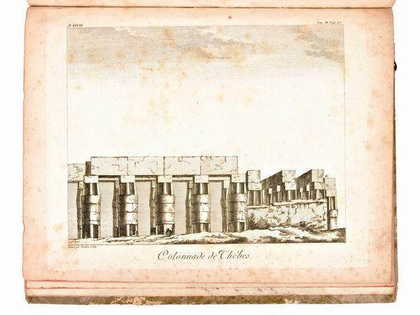 [Viaggi/Egitto] C.S. Sonnini: Voyage dans la Haute et Basse Egypte, ... A Paris, chez F. Buisson 1799 - 3 voll & Atlas  - Asta Libri Rari & Manoscritti del XVI Secolo - Associazione Nazionale - Case d'Asta italiane