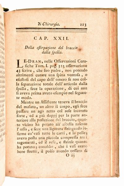 [Medicina-Chirurgia] Lotto di 2 opere : Bertrandi, Giovanni Ambrogio: Trattato delle operazioni di chirurgia Tomo 1-2... In Nizza il 1770 & Boyer, Alexis : Trattato delle malattie chirurgiche e delle operazioni convenienti... Firenze, 1842.  - Asta Libri Rari & Manoscritti del XVI Secolo - Associazione Nazionale - Case d'Asta italiane