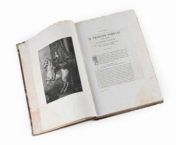 La Reale Galleria di Torino illustrata da Roberto d'Azeglio. Ridotta dalla I.a edizione. Dedicata a S. M. Vittorio Emanuele II Re d Italia. Volume I e II  - Asta Libri Antichi e Stampe - Associazione Nazionale - Case d'Asta italiane