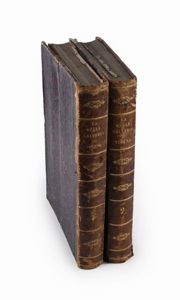 La Reale Galleria di Torino illustrata da Roberto d'Azeglio. Ridotta dalla I.a edizione. Dedicata a S. M. Vittorio Emanuele II Re d Italia. Volume I e II  - Asta Libri Antichi e Stampe - Associazione Nazionale - Case d'Asta italiane