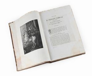 La Reale Galleria di Torino illustrata da Roberto d'Azeglio. Ridotta dalla I.a edizione. Dedicata a S. M. Vittorio Emanuele II Re d Italia. Volume I e II  - Asta Libri Antichi e Stampe - Associazione Nazionale - Case d'Asta italiane