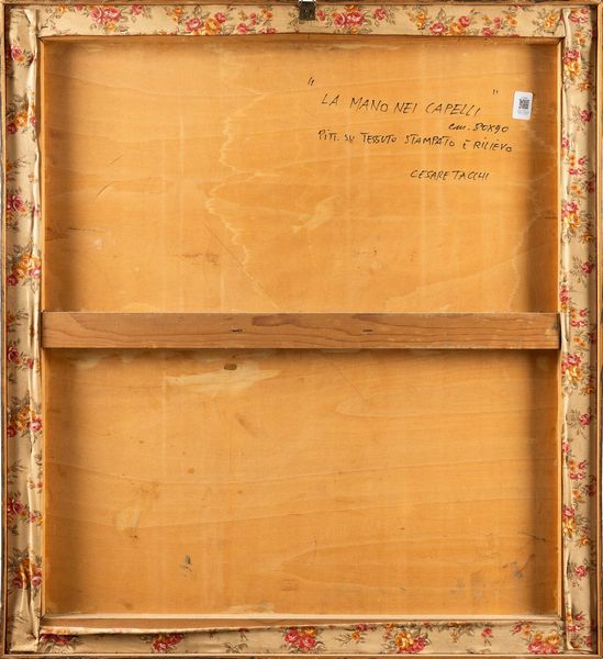 CESARE TACCHI : La mano nei capelli  - Asta Arte Moderna e Contemporanea - Associazione Nazionale - Case d'Asta italiane