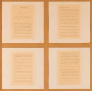 JOSEPH BEUYS : Gasp�ch - Il Dialogo  - Asta Arte Moderna e Contemporanea - Associazione Nazionale - Case d'Asta italiane