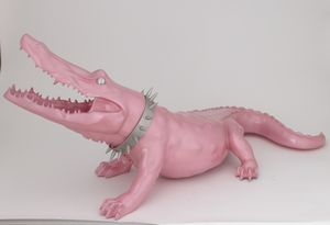 RICHARD ORLINSKI : Wild neck - pink nacr�e  - Asta Arte Moderna e Contemporanea - Associazione Nazionale - Case d'Asta italiane