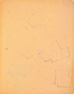 LUCIO FONTANA : Studi per Concetto Spaziale, Attese  - Asta Arte Moderna e Contemporanea - Associazione Nazionale - Case d'Asta italiane