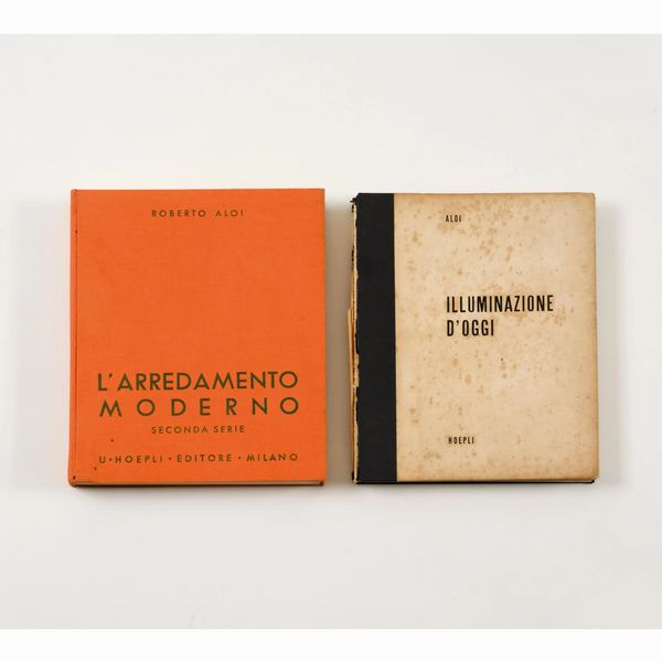 Larredamento moderno. Seconda Serie, R. Aloi, Ulrico Hoepli Editore, Milano, 1939  - Asta SPOTLIGHT DESIGN - Associazione Nazionale - Case d'Asta italiane