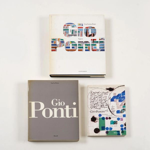 Gio Ponti, interni oggetti e disegni, L. Falconi, Electa, Milano, 2004  - Asta SPOTLIGHT DESIGN - Associazione Nazionale - Case d'Asta italiane