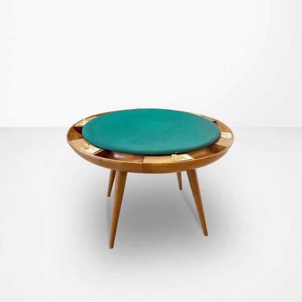 GIO PONTI : Tavolo da gioco.  - Asta Fine Design - Associazione Nazionale - Case d'Asta italiane