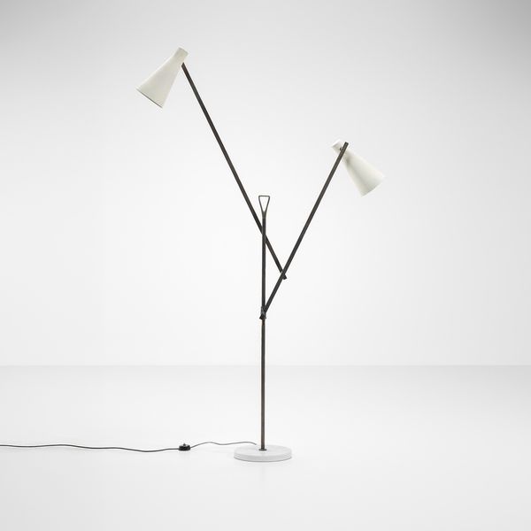 Franco Buzzi : Lampada da terra mod. 350.  - Asta Fine Design - Associazione Nazionale - Case d'Asta italiane