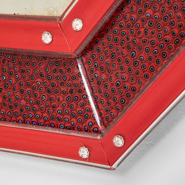 VENINI : Specchiera ottagonale mod. 241.2.  - Asta Fine Design - Associazione Nazionale - Case d'Asta italiane