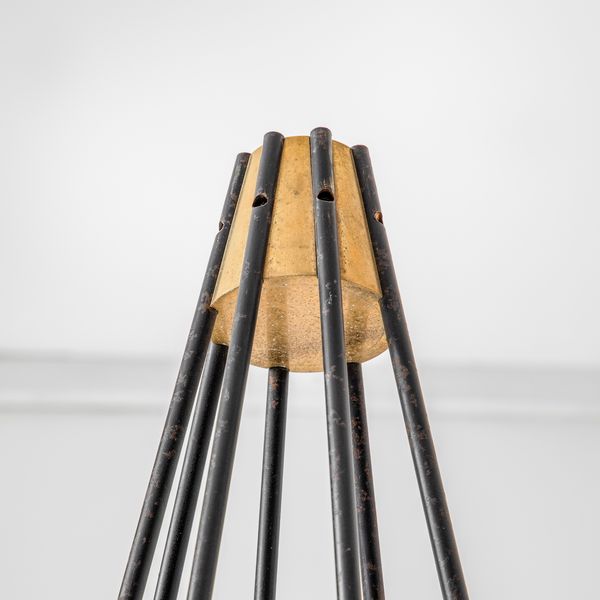 ANGELO LELII : Lampada da terra mod. 12628 Siluro  - Asta Fine Design - Associazione Nazionale - Case d'Asta italiane