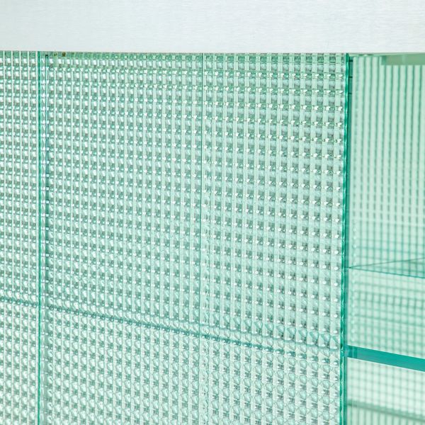 NANDA VIGO : Mobile luminoso mod. Cronotopo  - Asta Fine Design - Associazione Nazionale - Case d'Asta italiane