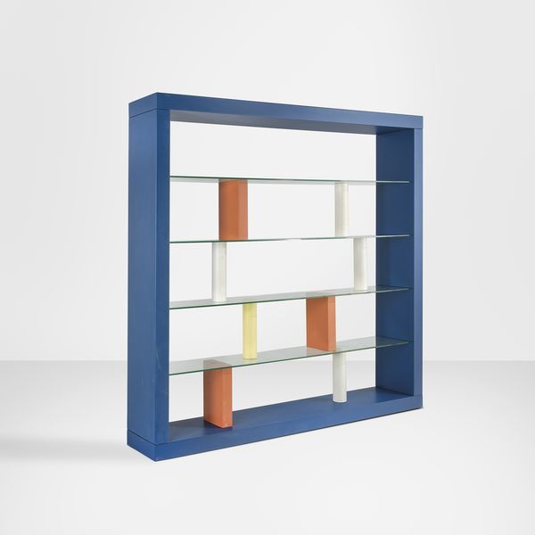 ETTORE SOTTSASS : Libreria mod. Giorno.  - Asta Fine Design - Associazione Nazionale - Case d'Asta italiane