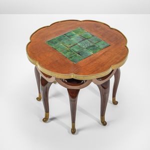 Adolf Loos : Tavolo mod. Proboscide di elefante.  - Asta Fine Design - Associazione Nazionale - Case d'Asta italiane